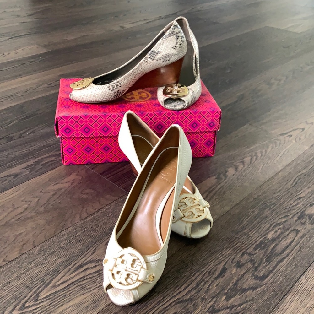Tory Burch women shoes size 7.5 (two pairs)